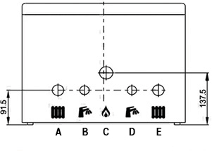 Diagrama de conexiones de caldera PLUS32