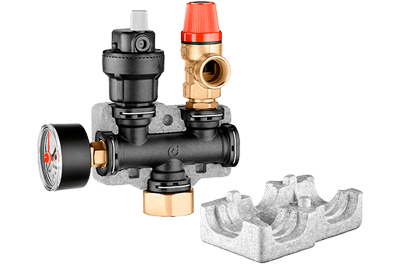 Kit de accesorios Caleffi para caldera