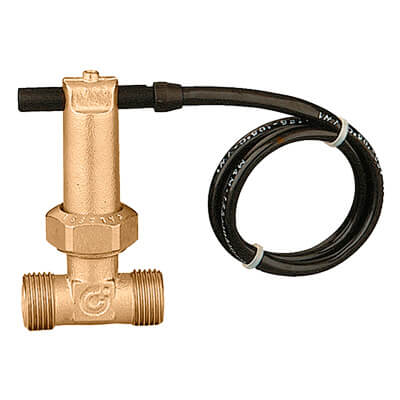 Sensor de flujo Caleffi con contactos de mando magnético