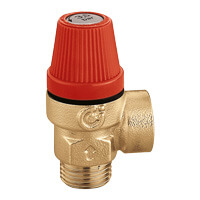Válvula de seguridad macho hembra Caleffi, 1/2” de 3 bar