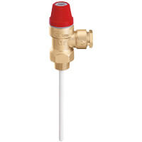 Válvula de seguridad combinada temperatura y presión Caleffi 1/2”, 6 bar
