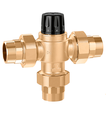 Válvula mezcladora termostática Caleffi para instalaciones centralizadas
