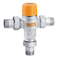 Válvula mezcladora termostática solar anti-quemaduras Caleffi de 3/4”