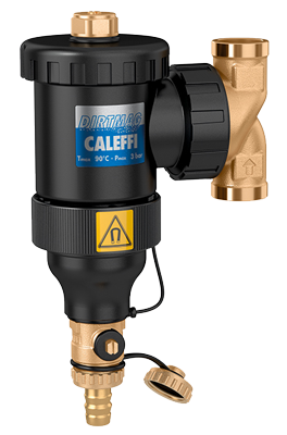 Dispositivos Caleffi de separación y purga de aire