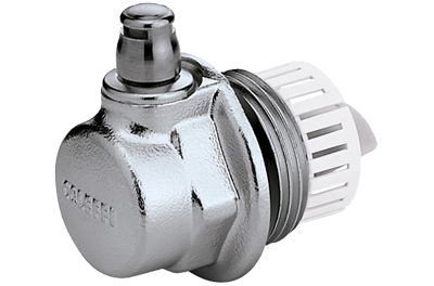 Tapón para radiadores con válvula expulsora de aire Caleffi