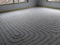 Instalación de calefacción por piso radiante, Rincón del Valle