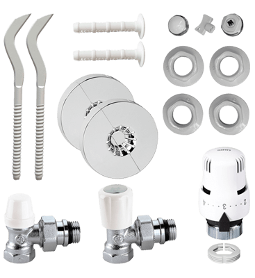Kit de instalación para radiadores de aluminio
