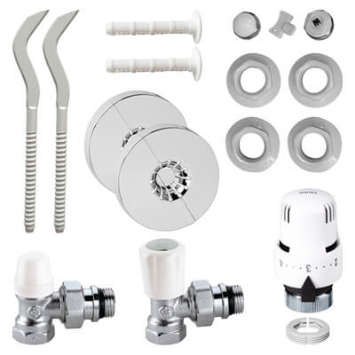 Kit de instalación para radiadores de aluminio