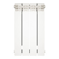 Radiador de aluminio de 4 elementos de 600mm