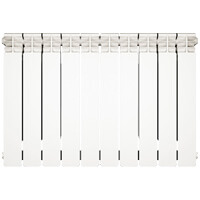 Radiador de aluminio de 10 elementos de 600mm